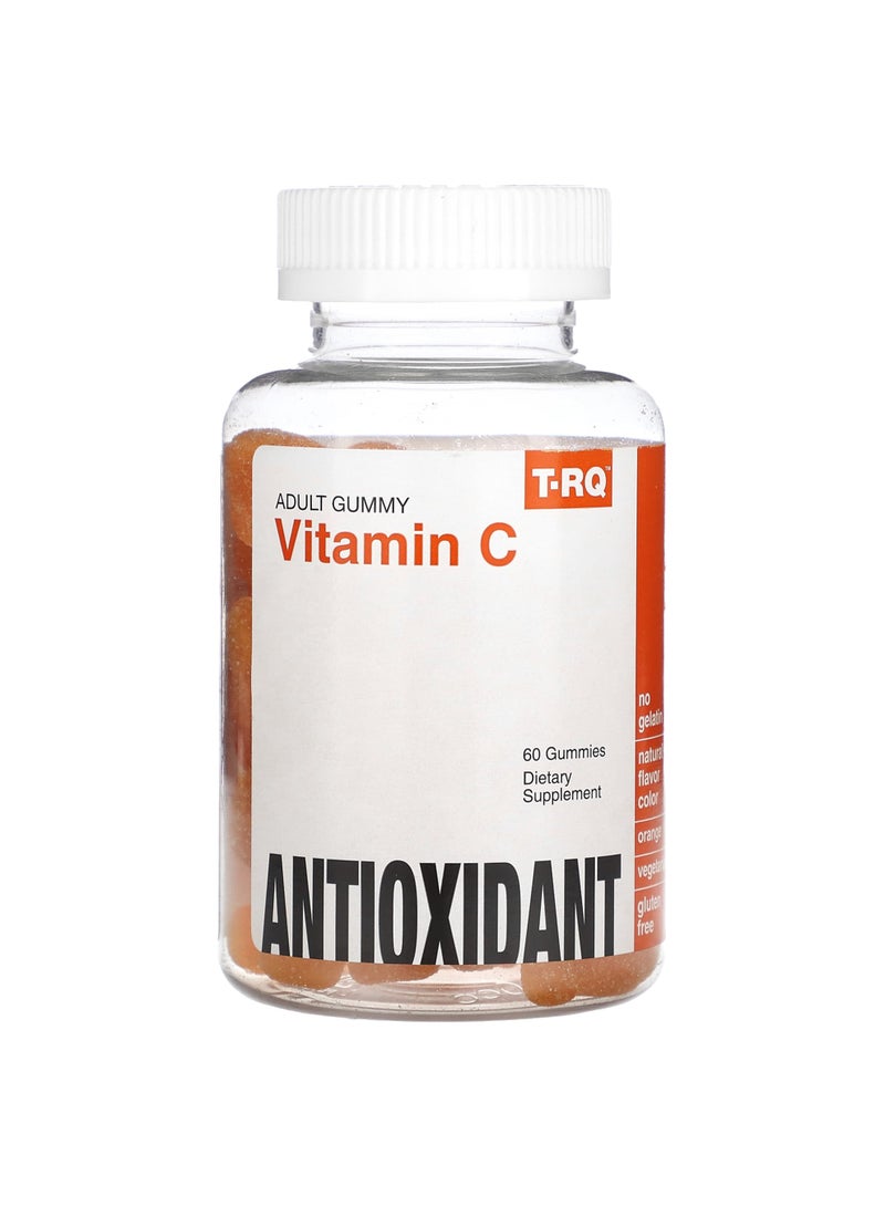 Adult Gummy, Vitamin C, Orange, 60 Gummies